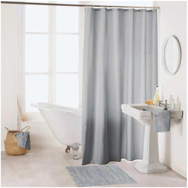 Bath curtain 180×200 Flamingo Essencia Grey