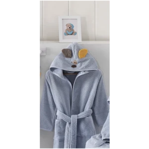 Baby bathrobe 1-2 years Homeline Puppy 3087 Light blue