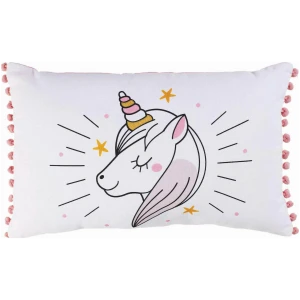 Decorative pillow 30x50 Flamingo Unicorn White