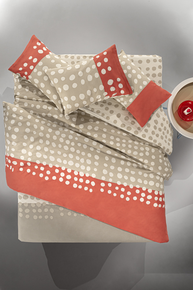 Bed sheet set 240×265 Guy Laroche Katia Coral