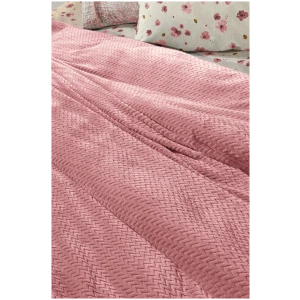 Blanket Fleece extra double 220x240 Guy Laroche Rombus Coral