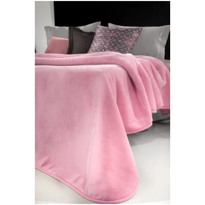 Guy Laroche Smooth Κουβέρτα Βελουτέ Μονή 160x220 Pinky