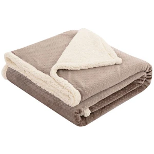 Blanket lamb single 160x240 Beauty Home 1715 Beige