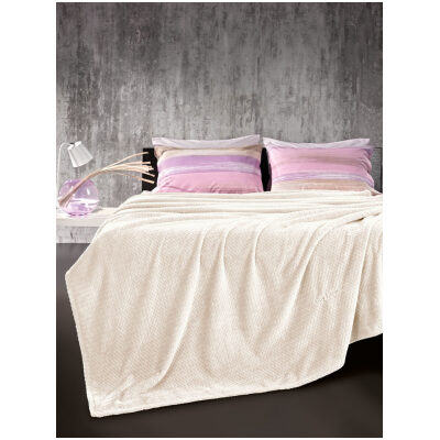 Κουβέρτα fleece μονή 160x220 Guy Laroche Rombus