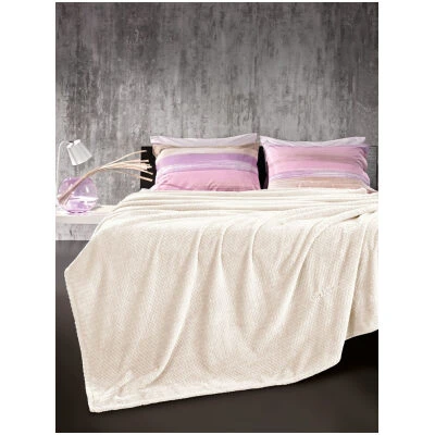 Κουβέρτα fleece μονή 160x220 Guy Laroche Rombus
