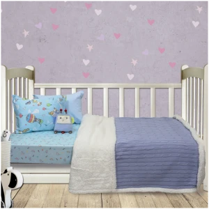 Baby knitted blanket 80x110 Das Home Relax 6412 Light blue