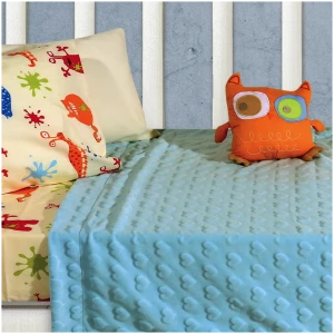 Fleece cot blanket 110x150 Das Home Relax 6363 Ciel