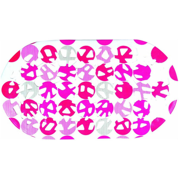 Bath mat with suction cup Pink