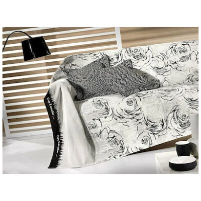 Sofa throw set Guy Laroche Garden Silver