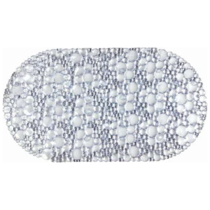 Bath mat with suction cups Bubble Transparent