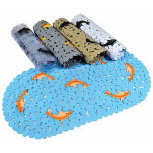 Bath mat with suction cups Mediterranean Ciel
