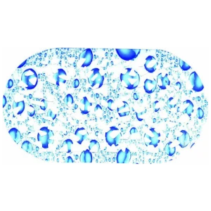 Bath mat with suction cup Blue