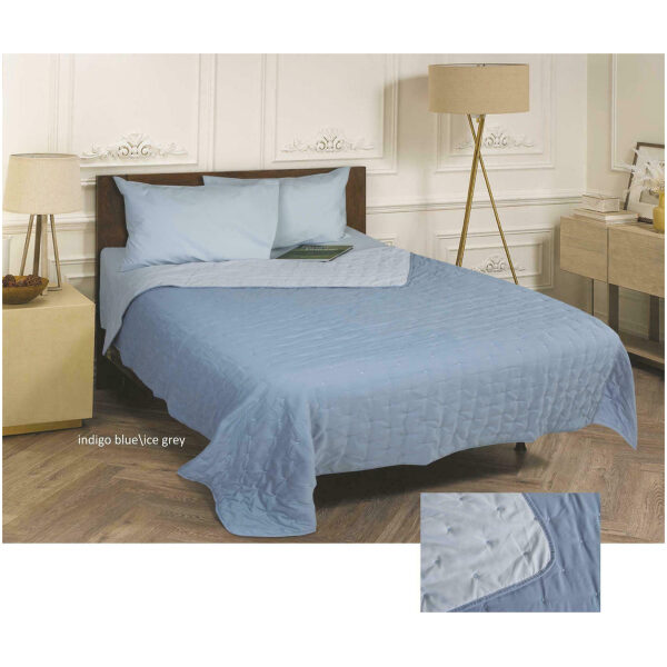 Κουβερλί μονό 160x220 Flamingo - Circa Ice Grey Indigo