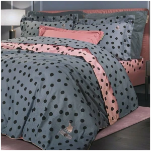 Blanket 220x240 Greenwich Polo Club 2100 - Grey polka dots
