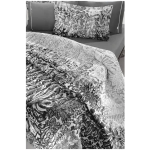 Extra double blanket 220x240 Guy Laroche Artizan Black and white