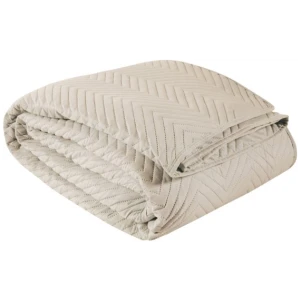 Extra double blanket 220×240 Das Home Happy 9517 Camel