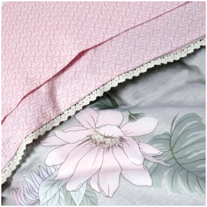 Blanket set 220x240 Das Home 1637 - Floral