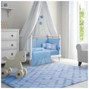 Baby knitted blanket 80×110 Greenwich Polo Club 2964 Ciel