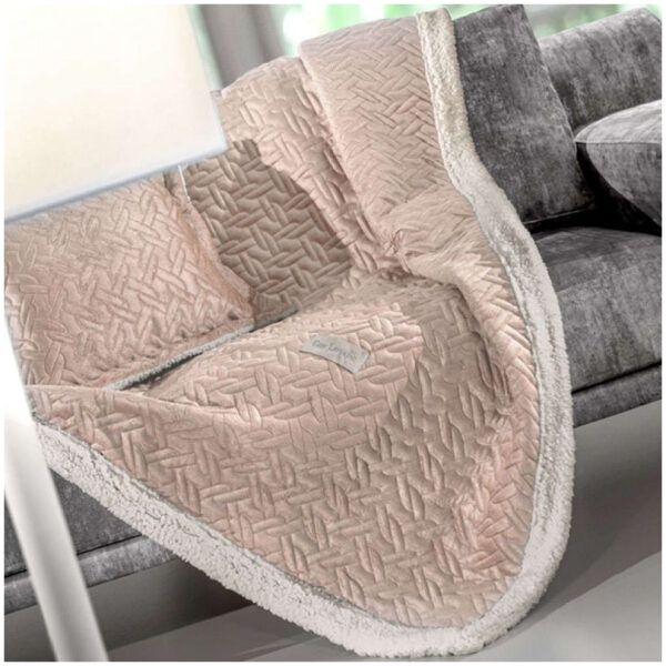 Throw blanket set 130x170 Guy Laroche Ristretto Powder
