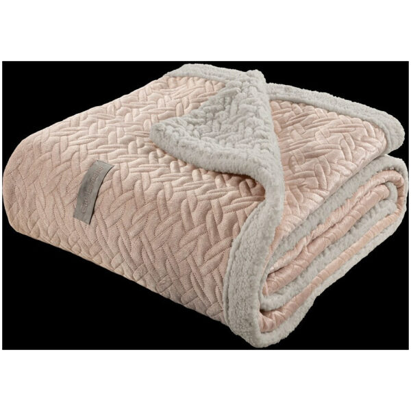 Throw blanket set 130x170 Guy Laroche Ristretto Powder