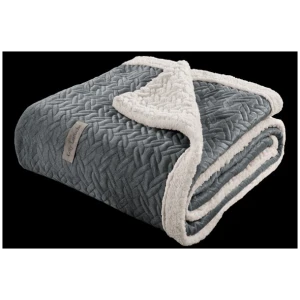 Throw blanket set 130×170 Guy Laroche Ristretto Anthracite
