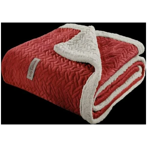 Throw blanket set 130×170 Guy Laroche Ristretto Rosso