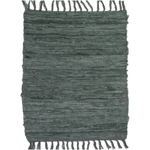 Leather carpet 60x90 Grey Anthracite