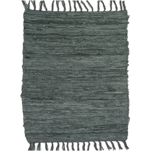 Leather carpet 60x90 Grey Anthracite