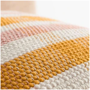 Decorative pillowcase 43×43 Gofis Home Tic Tac Toe Salmon