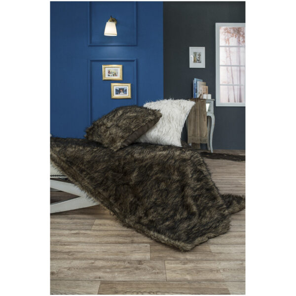 Decorative pillowcase 45×45 Teoran Pelt 09 Brown Black