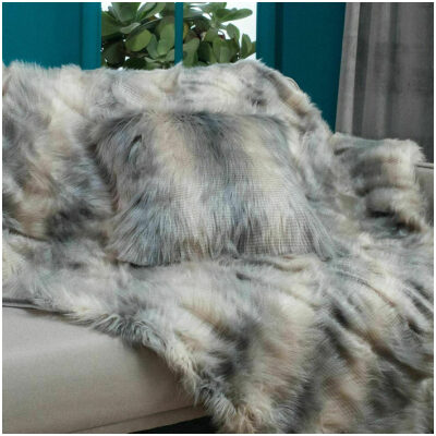Διακοσμητική μαξιλαροθήκη 45×45 Teoran Pelt 14 Γκρι Μπεζ