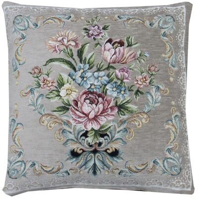 Decorative pillowcase 45×45 damascus velvet Beige