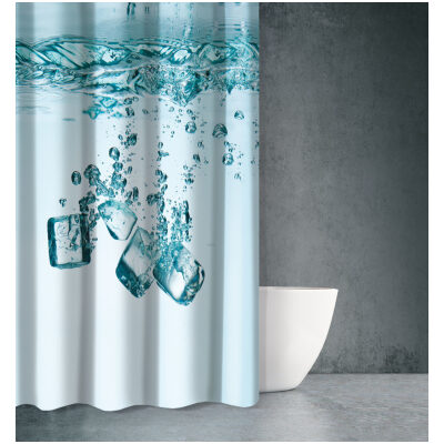 Κουρτίνα μπάνιου 180x200 Saint Clair Seawater Des 607 Μπλε