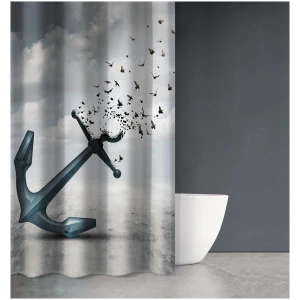 Bath curtain 180×200 Saint Clair Abstract Des 103 Grey