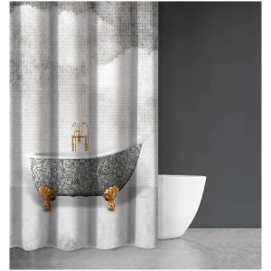 Bath curtain 180×200 Saint Clair Abstract Des 110 Grey