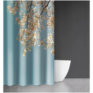 Bath curtain 180×200 Saint Clair Zen Body Des 814 Blue Floral