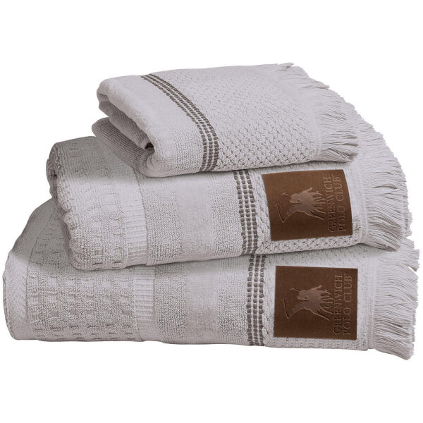 Set of towels 3pcs Greenwich Polo Club 2532 Beige Grey