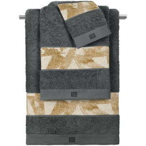 Set of towels 3pcs Guy Laroche Finesse Anthracite Golden