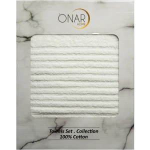 Set of towels 3pcs Onar Home 1116 White
