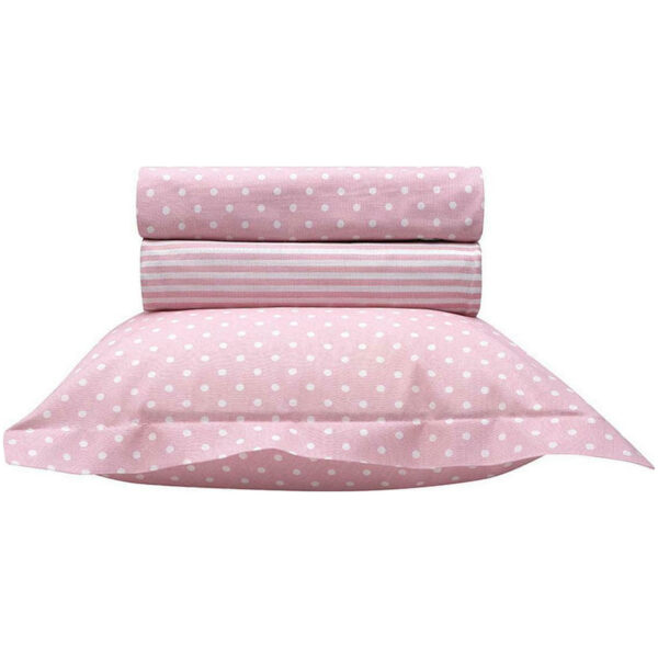 Baby sheet set 120x170 Beauty Home Art 5132 Pink
