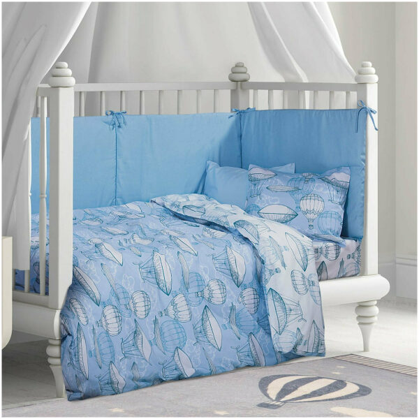 Baby sheet set 130×170 Greenwich Polo Club 2938 Blue