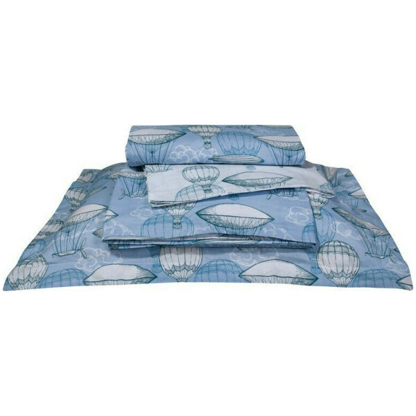 Baby sheet set 130×170 Greenwich Polo Club 2938 Blue