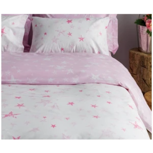 Single sheet set 160 × 260 Galaxy Pink