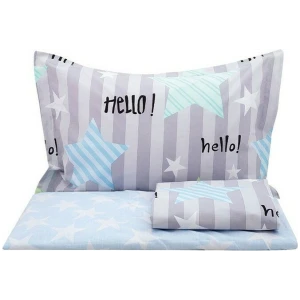 Single sheets set 165 × 240 Beauty Home Lol Art 6101 Gray Blue