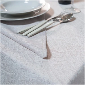 Tablecloth set 7 pcs Teoran Lille Ecru Beige
