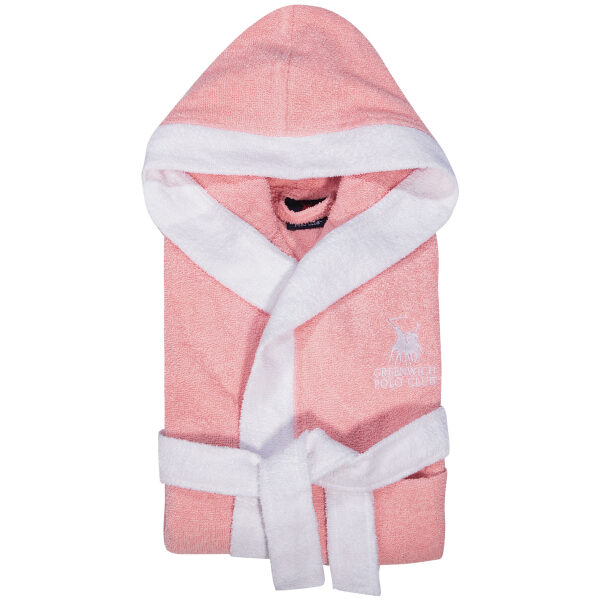 Child's Bathrobe Greenwich Polo Club 8602 Pink