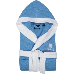 Child's Bathrobe Greenwich Polo Club 8605 Light blue