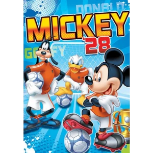 Kids carpet 133x190 Disney Club House Mickey Colorful