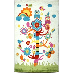 Children's carpet 133x190 Eurofil Bonita CA05B White