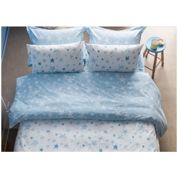 Duvet cover single 160x250 Galaxy Blue White